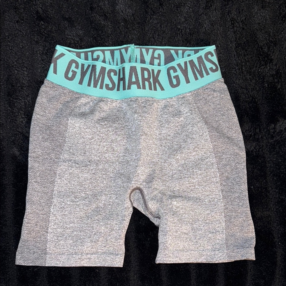 Gymshark Teal and Gray Shorts